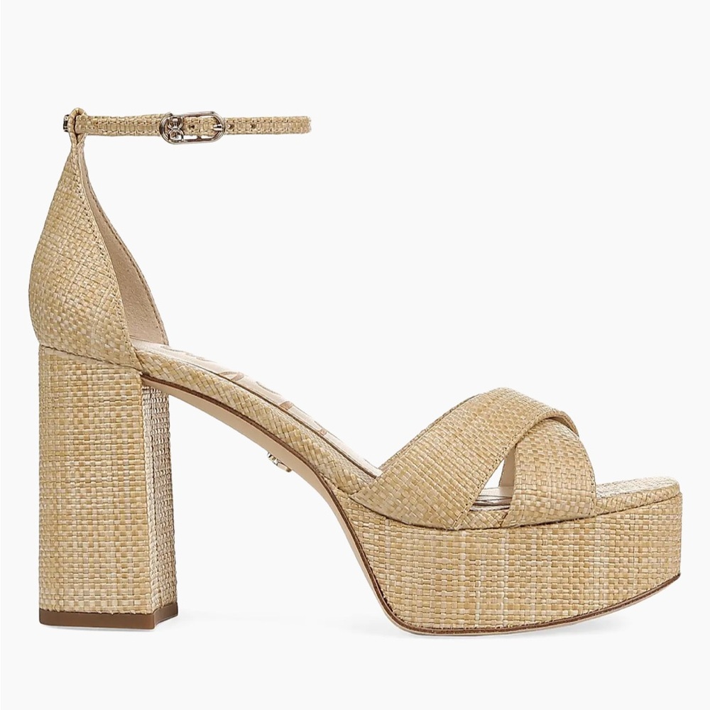 Sam Edelman Tan Platform Heels
